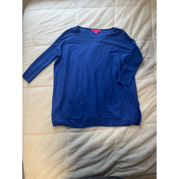 Lilly Pulitzer blue Cabo sweater‎ size XS - Picture 1 of 6
